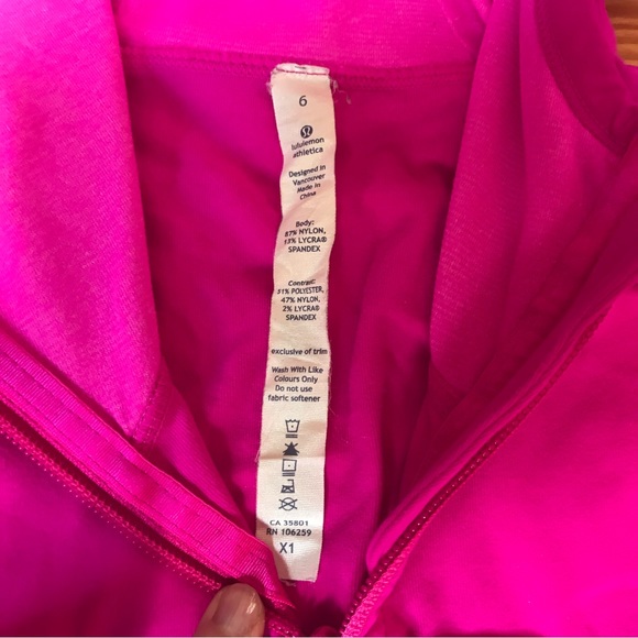 Lululemon Scuba Hoodie Pink Athletic Jacket, EUC, 6 - Picture 7 of 16